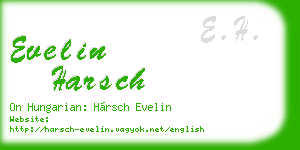 evelin harsch business card