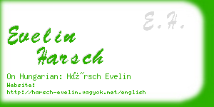 evelin harsch business card